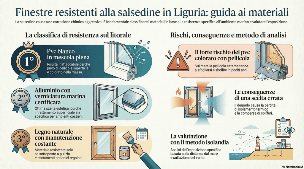 migliori finestre contro la salsedine