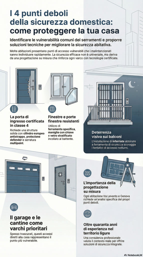 4 punti deboli della tua casa che un ladro vede prima di te