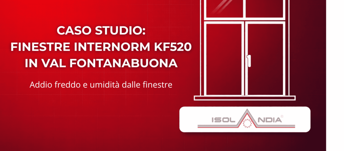 Finestre Internorm KF520 in Val Fontanabuona
