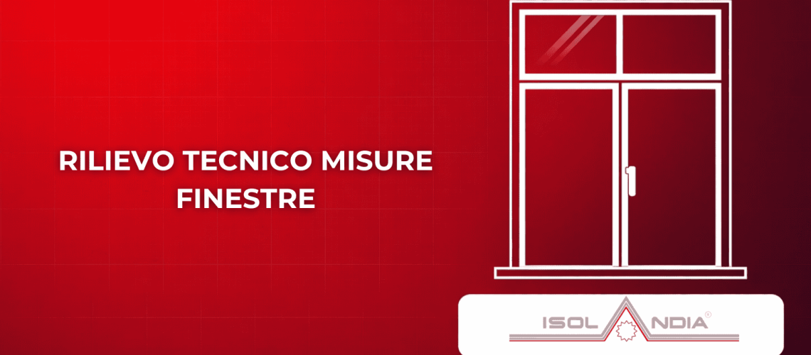 RILIEVO TECNICO MISURE FINESTRE