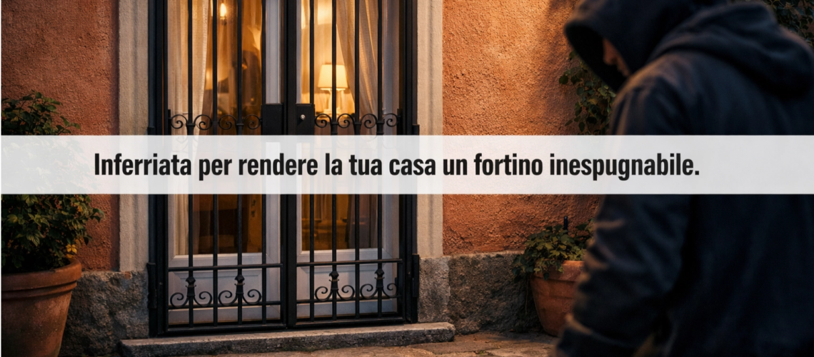 inferriata apribile in classe 4 di sicurezza