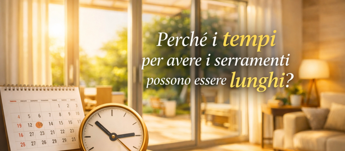 quanto tempo richiede l'installazione dei serramenti